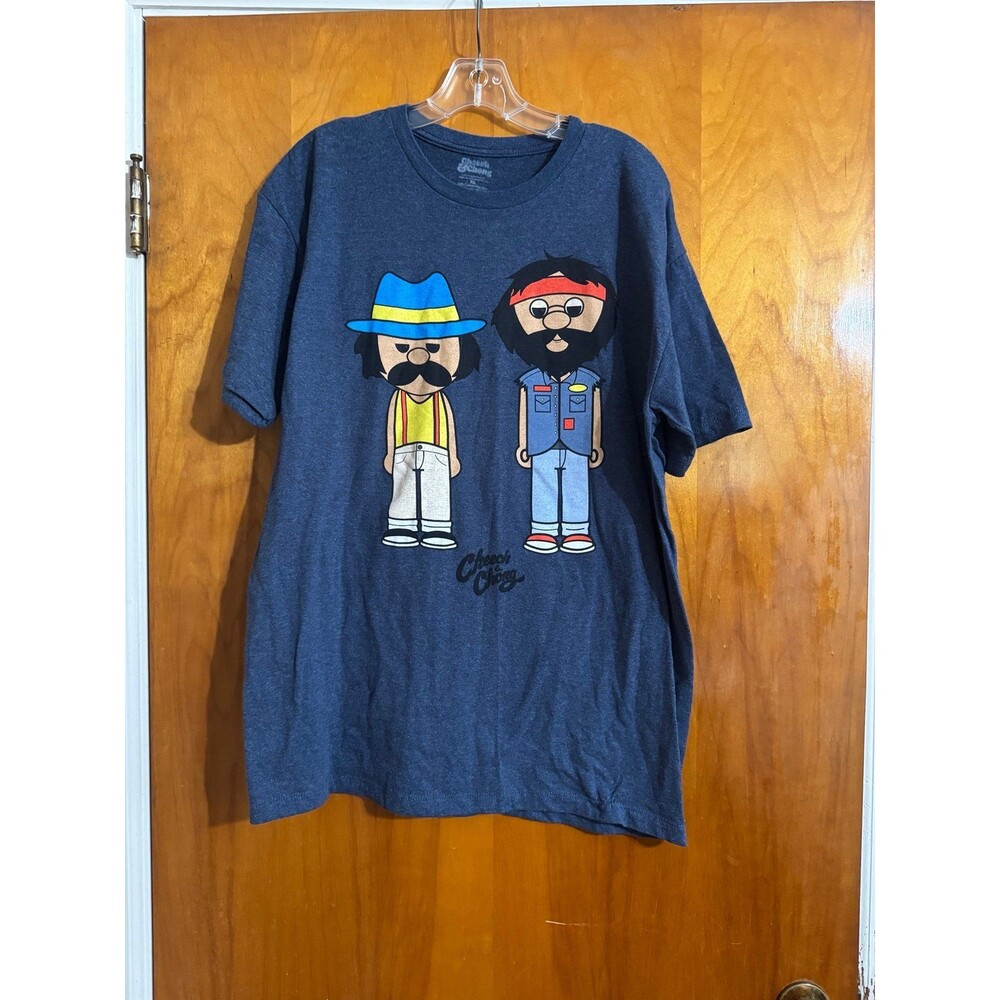 Fun Cheech & Chong Cartoon logo size XLarge T Shirt Stoner Pot Comedy Tour Tee